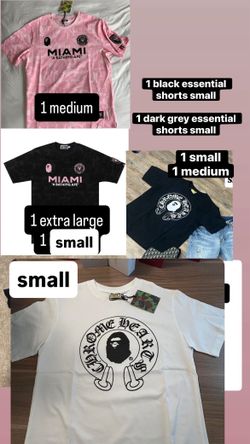 bape shirts essential shorts