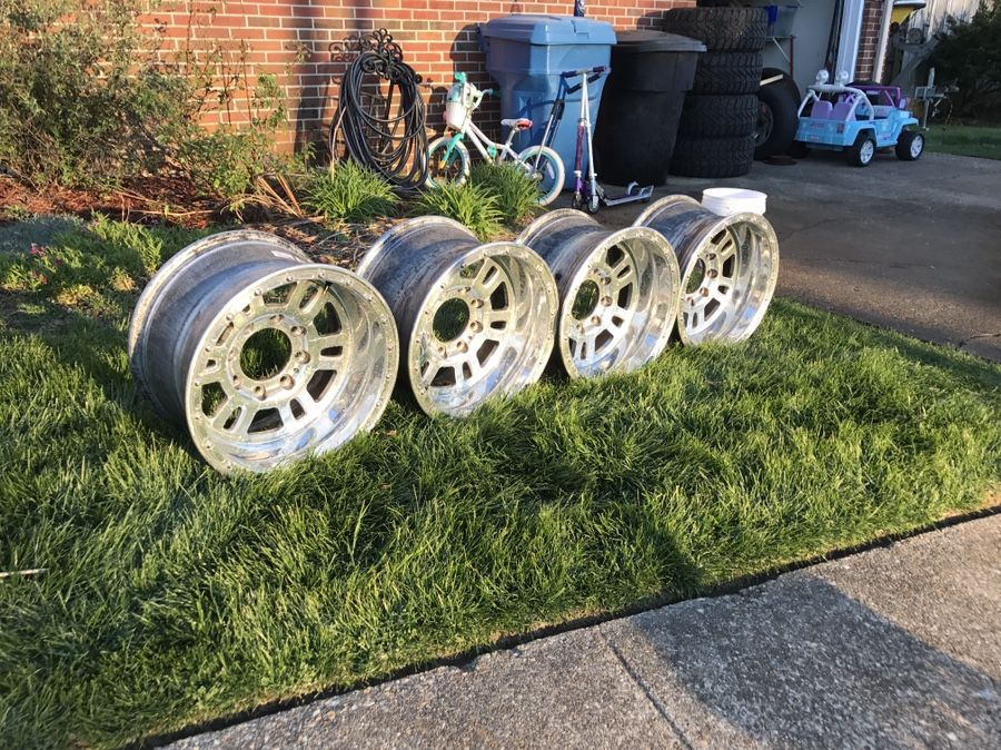 18x10 Weld Mountain Crushers 8x170