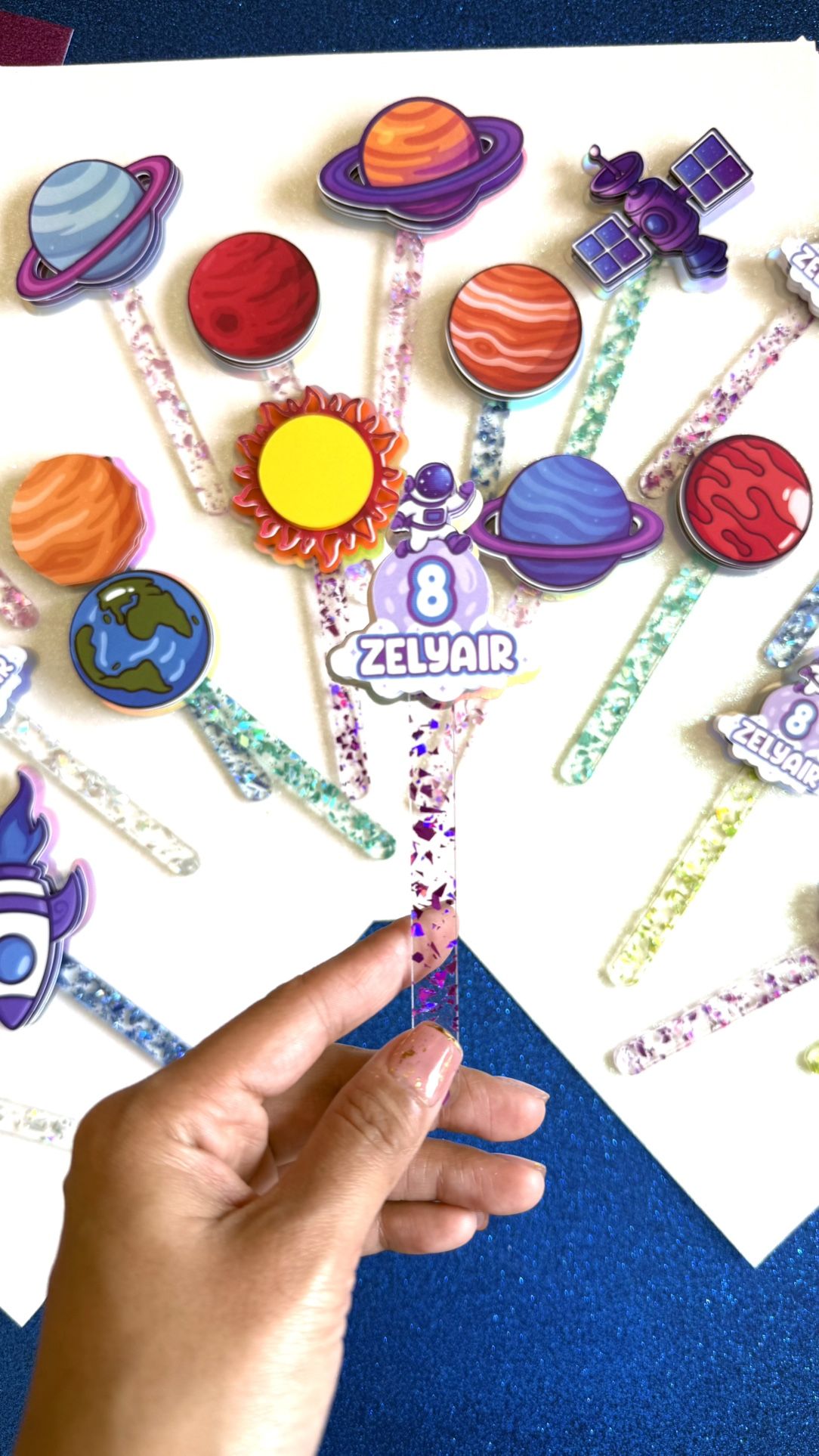 Outer Space Cupcake Toppers