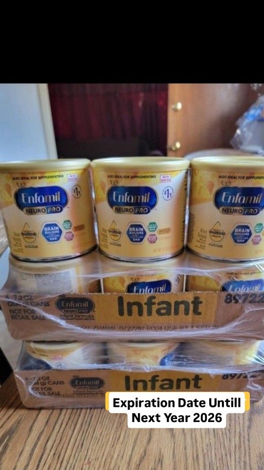ENFAMIL NUERO PRO
7.2 OUNCE CANS
18 CANS AVAILABLE FOR $220 CASH
ALL BRAND NEW & SEALED
DELIVERY IS AVAILABLE