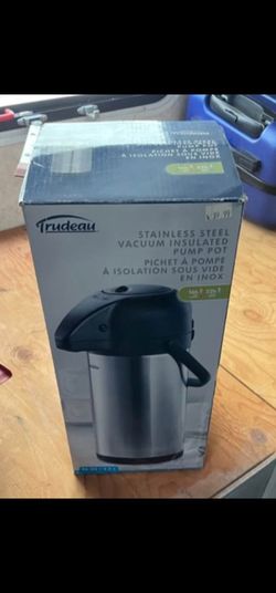 Trudeau Stainless Steel Vacuum Insulated Pump Pot