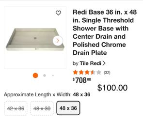 Shower base