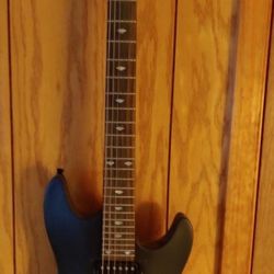 Laguna LE50 Short Scale Electric Guitar Satin Black Humbuckers 
