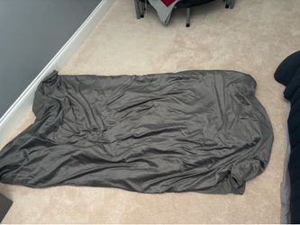 Grey weighted blanket