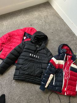 Junior boys puff jackets