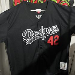 LA Dodgers Robinson Baseball Jersey 
