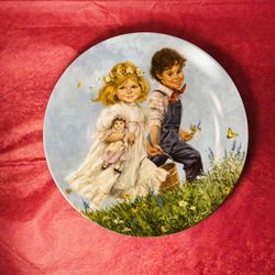 8 Vintage Complete ( Set 8 )Mother Goose Series Collector Plates Reco McClelland. 