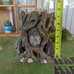 Aquarium Decor, Buddha Head, Sunken Ship, Tiki Head, Free Fake Plants Included