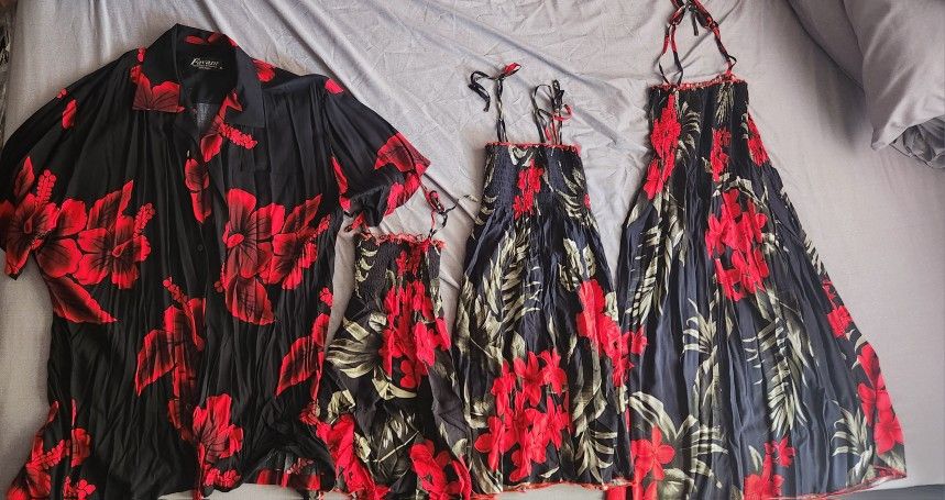 Family Hawaiian Set