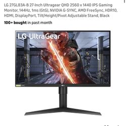 LG 27GL83A-B Monitor