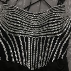 black and silver dress for sell