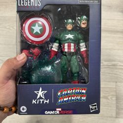 Kith × Marvel for Hasbro Legends Captain America Gameverse Player 