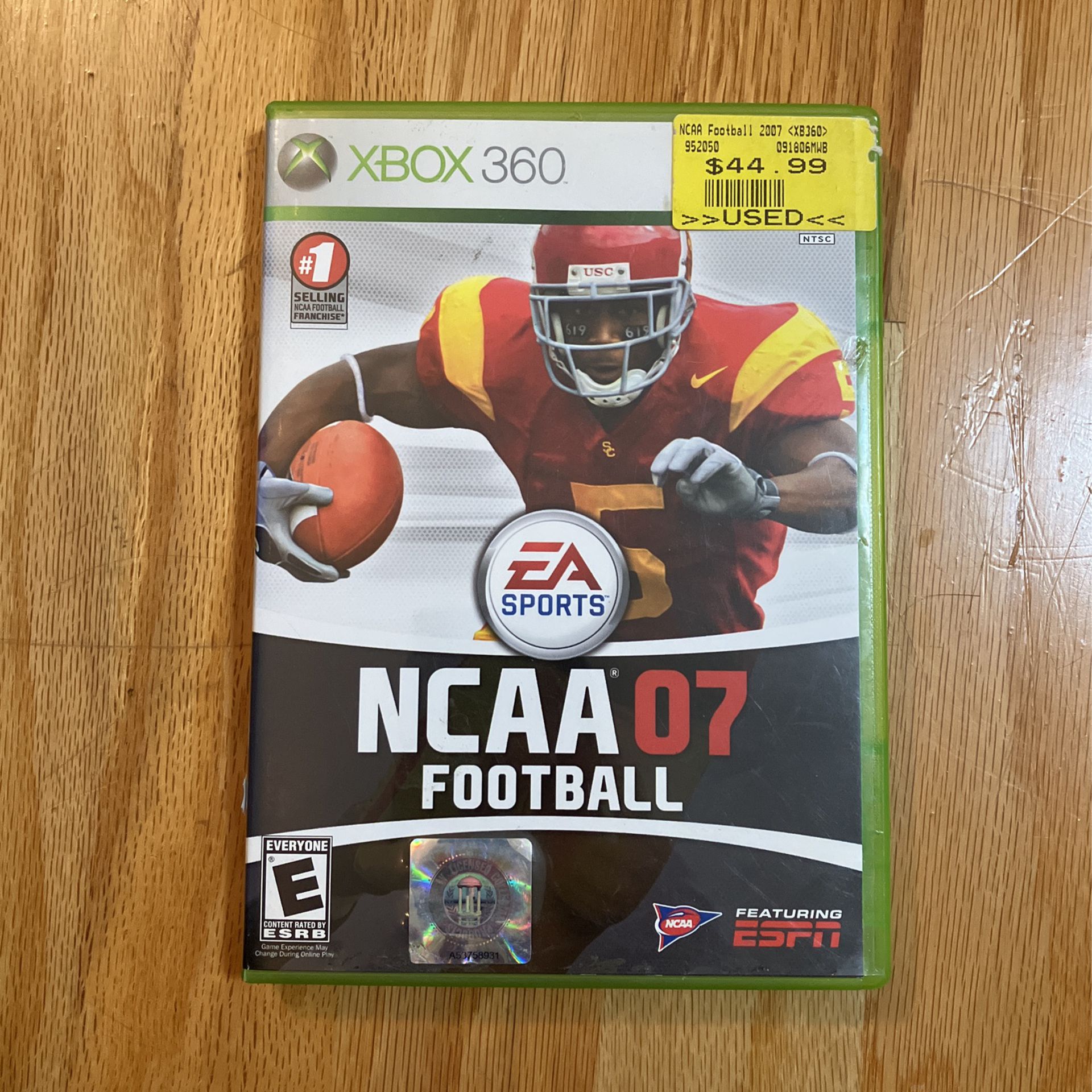 NCAA 07 Football Xbox 360 Game