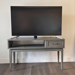 Gray Wash Wood TV Console or Sofa Table