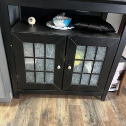 Black Cabinet Table