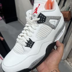 Air Jordan 4 Retro OG White Cement Size 12