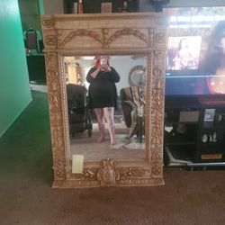 Beautiful Engraved Mirror