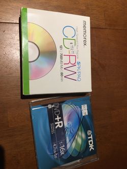 NEW 5 pk CDs & 1 DVD+R