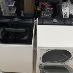 LG - SMART TOP LOAD WASHER AND DRYER