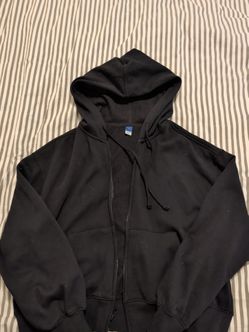 Old navy women's black zip up large