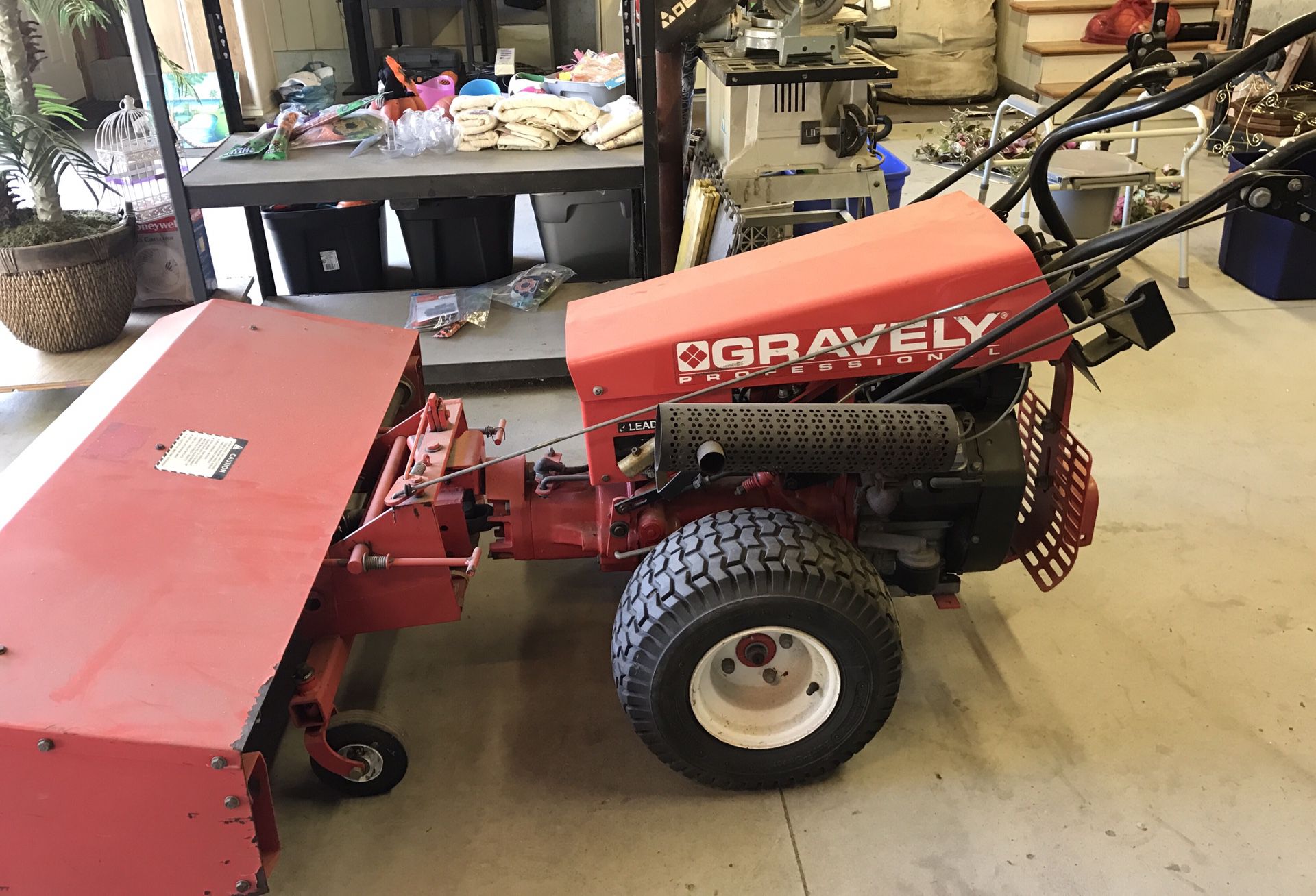 Gravely Walk Behind Tractor w/ Snow Thrower & other Attachments