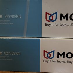 2 NEW Moen 82970SRN Halle 1-Handle Shower Trim Kit W/Valve Brushed Nickel