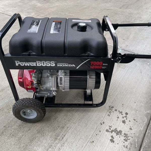 Power Boss 7000 Watt generator Honda Powered for Sale in Maple Valley