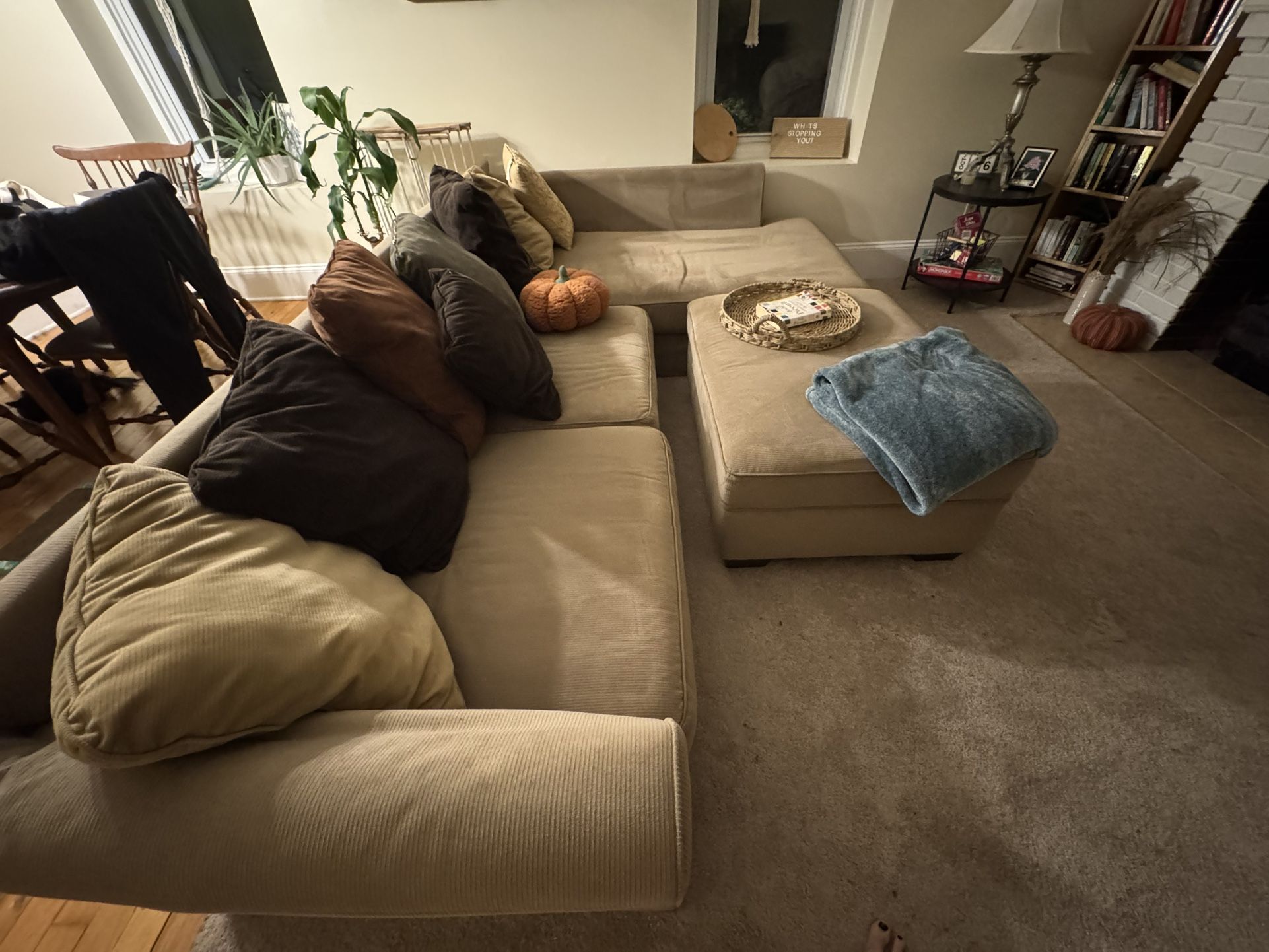 Sectional with Chaise And Ottoman