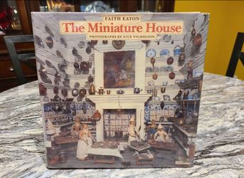 Faith Eaton The Miniature House Hardcover Book w/ Photo 1991
