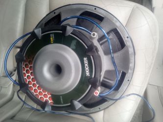 15 inch kicker compVR  dual four voice coils