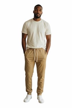 Men’s Beige Sweatpants Size XXL New With No Tags