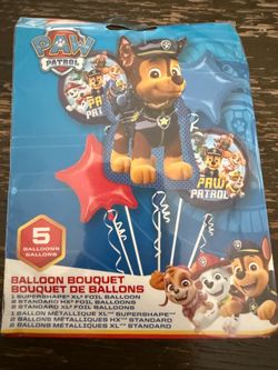 Paw patrol balloon bouquet