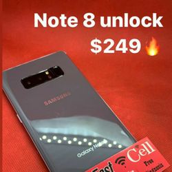 Samsung Galaxy Note 8. 64GB 🙌🙌🔥🔥unlocked excellent condition! $249 😱🔥🔥.