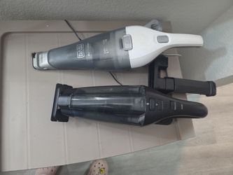 2 small hand vacuum with chargers