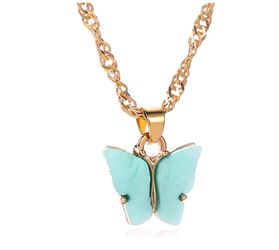 Butterfly Necklace long wild clavicle