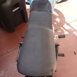 Motorcycle Seat Off Of Suzuki 