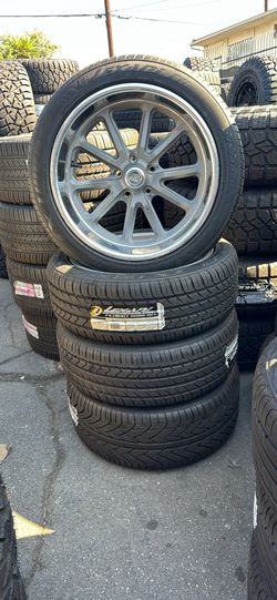WHEELS US MAGS 20” STAGGERED CHEVY OBS C10