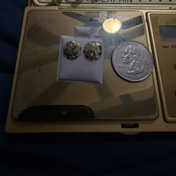 10k Solid Gold Nugget Earrings 