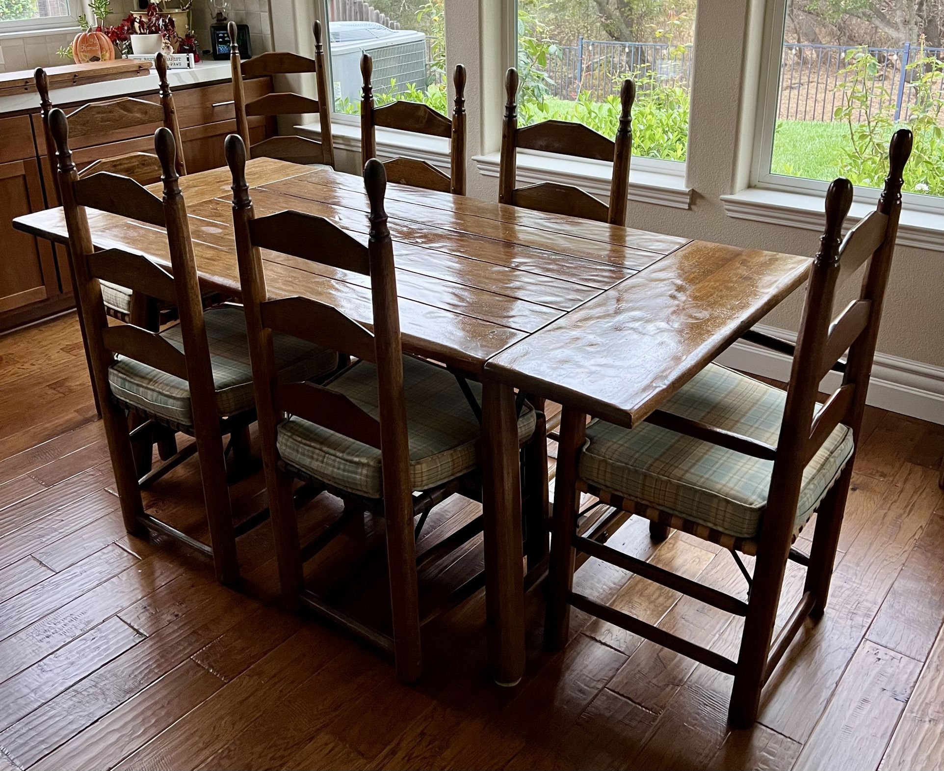 Wood Dining Table Set And Chairs