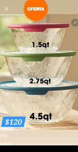 Set De 3 Refactarios Princes House