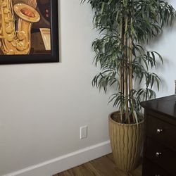 Bamboo plant decorative tall