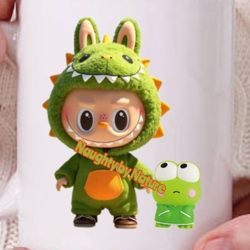 Labubu Monster Frog Cup Mug 