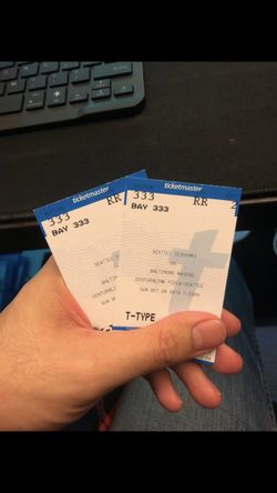 Seahawks vs Ravens tickets