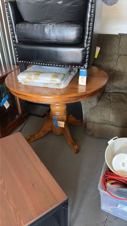 table With Leaf And Chairs