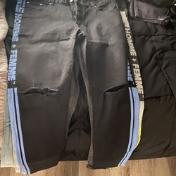 HOMME+FEMME denim pants 