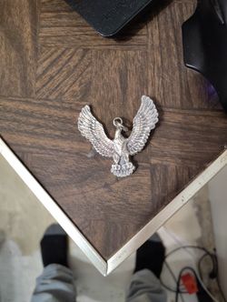 Solid Silver Eagle Pendant