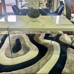 HIGH GLOSS WHITE dining table 🤍🤍