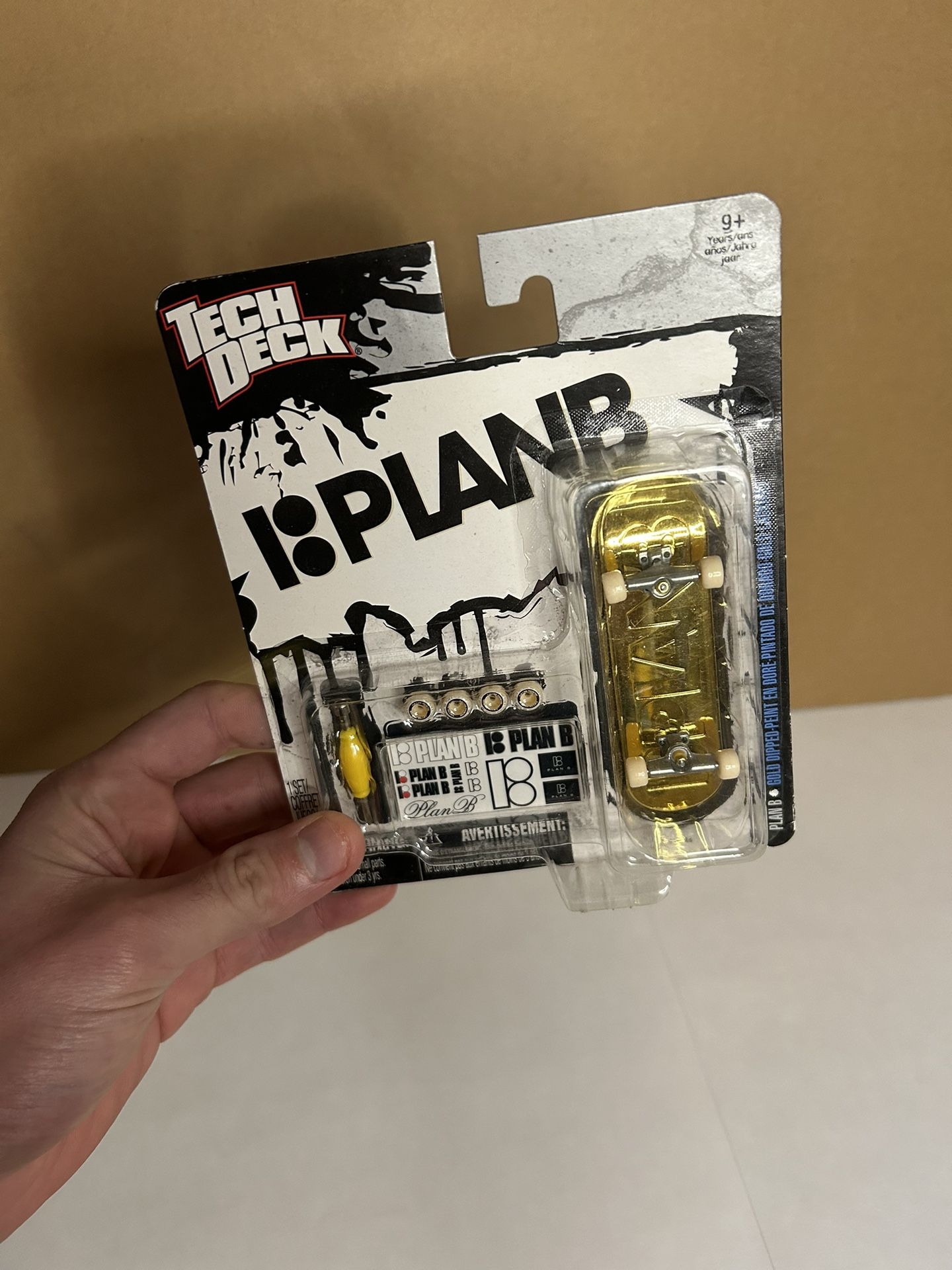 Tech Deck Plan B Rare Gold Fingerboard