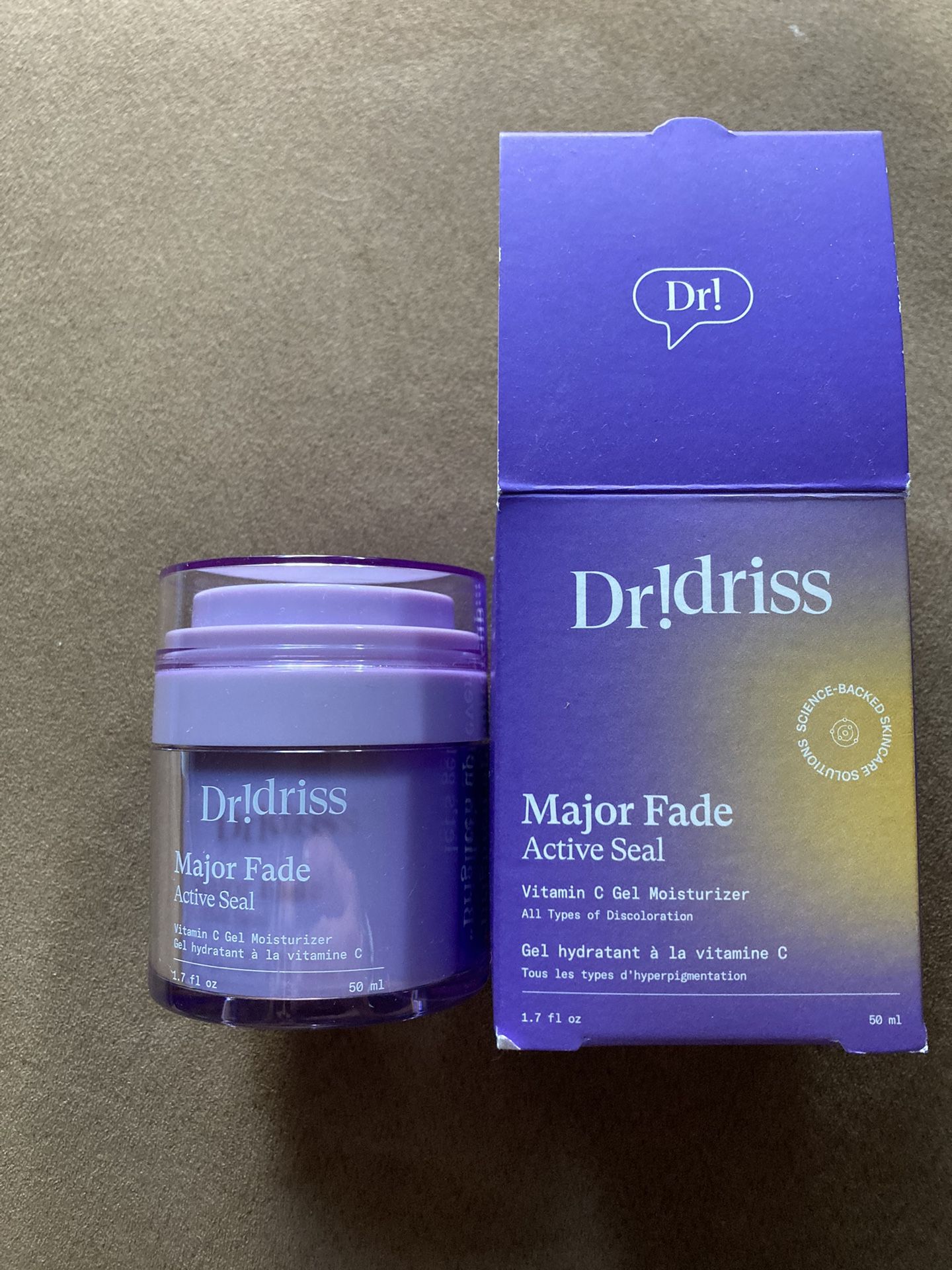 Dr!driss Major Fade Active Seal Vitamin C Gel Moisturizer