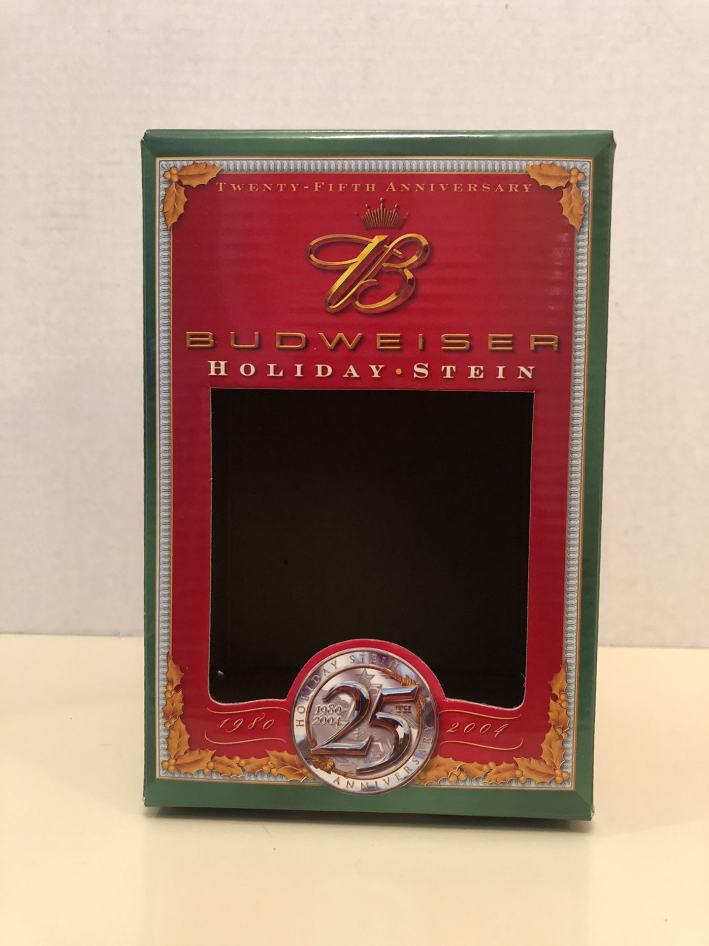 Budweiser 25th Anniversary Holiday Stein Box